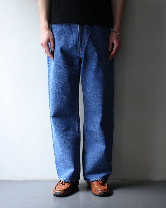 STABILIZER GNZ/lot.0-38(Washed waist overall) "indigo"