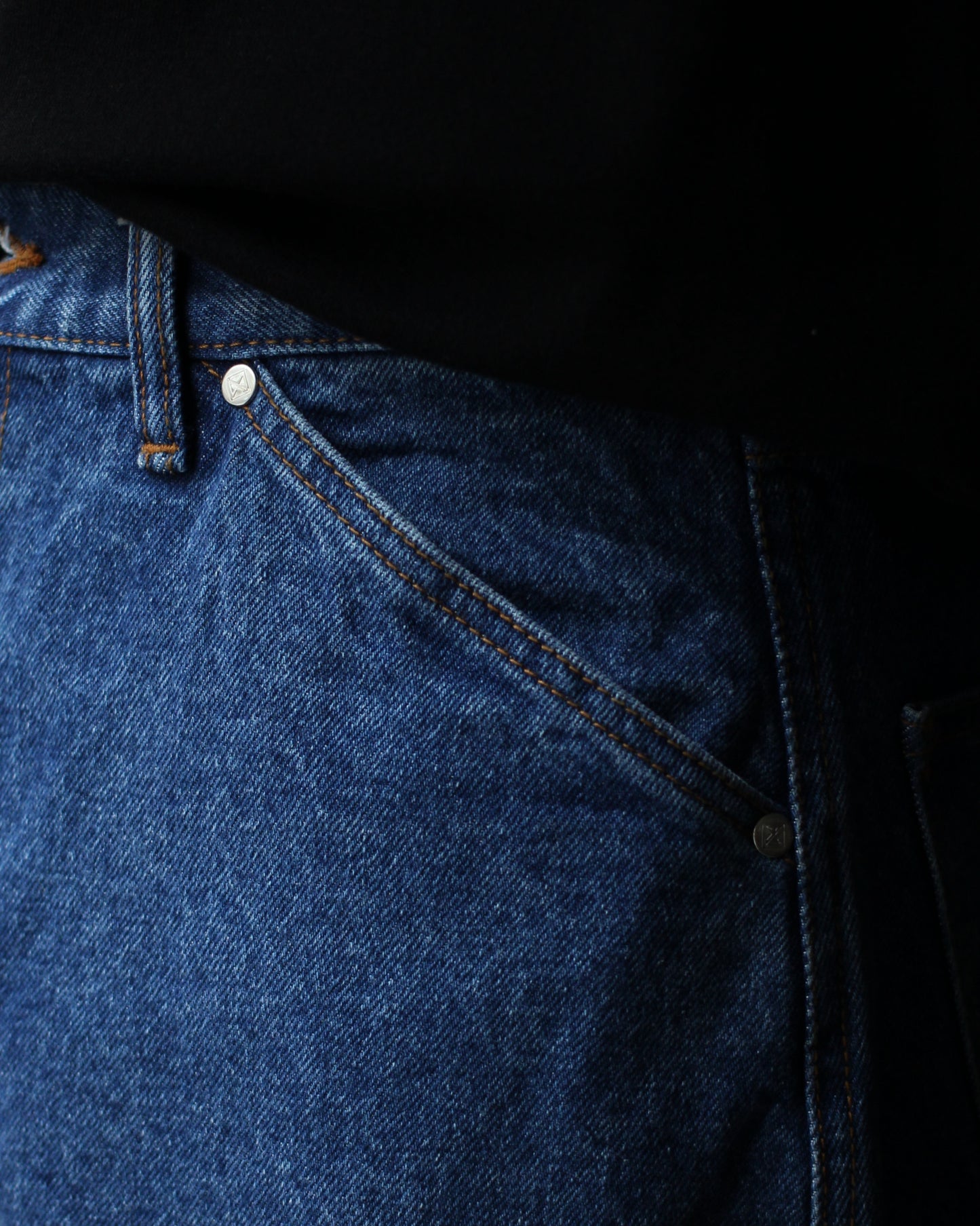 STABILIZER GNZ/lot.0-38(Washed waist overall) "indigo"