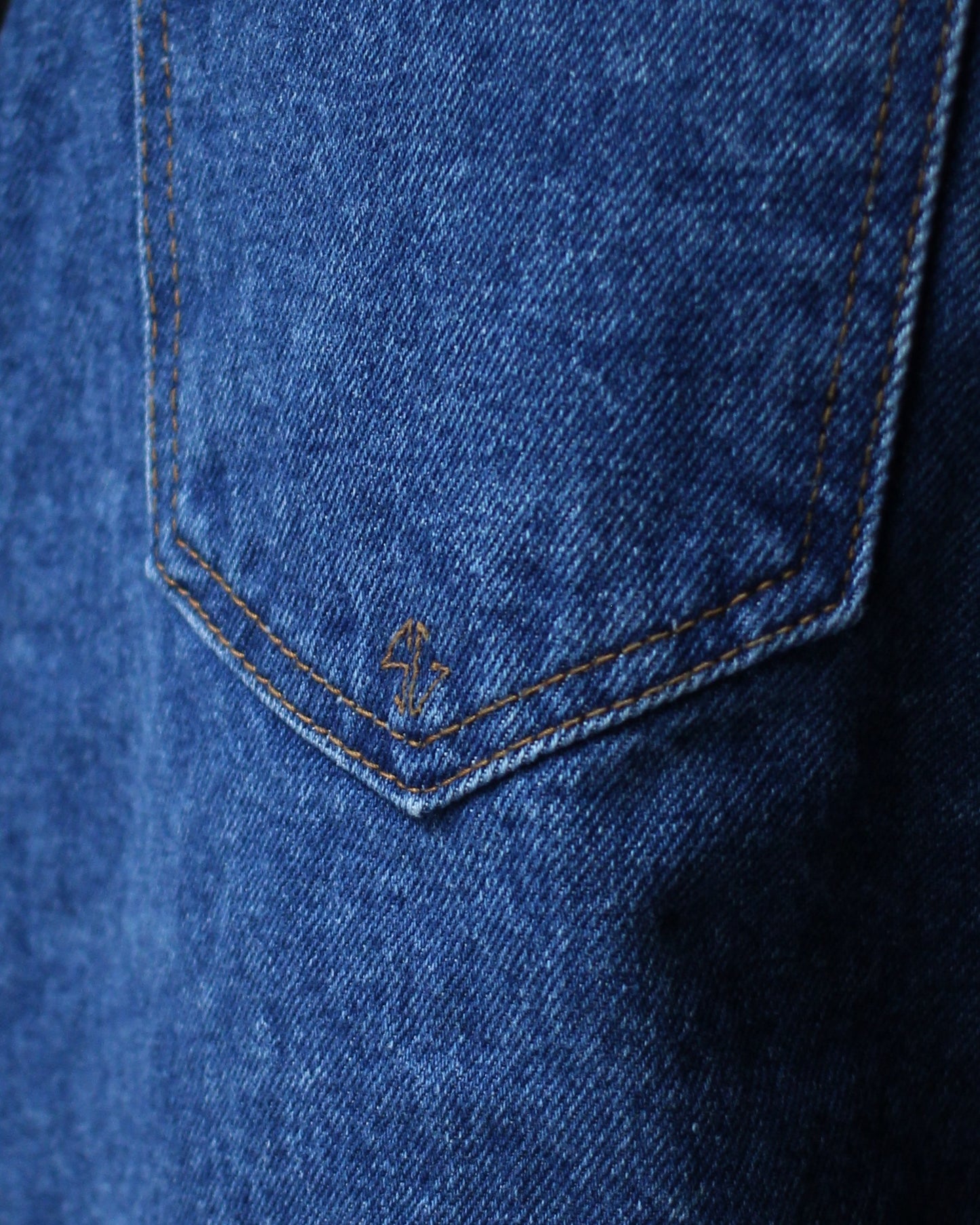 STABILIZER GNZ/lot.0-38(Washed waist overall) "indigo"