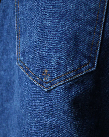 STABILIZER GNZ/lot.0-38(Washed waist overall) "indigo"