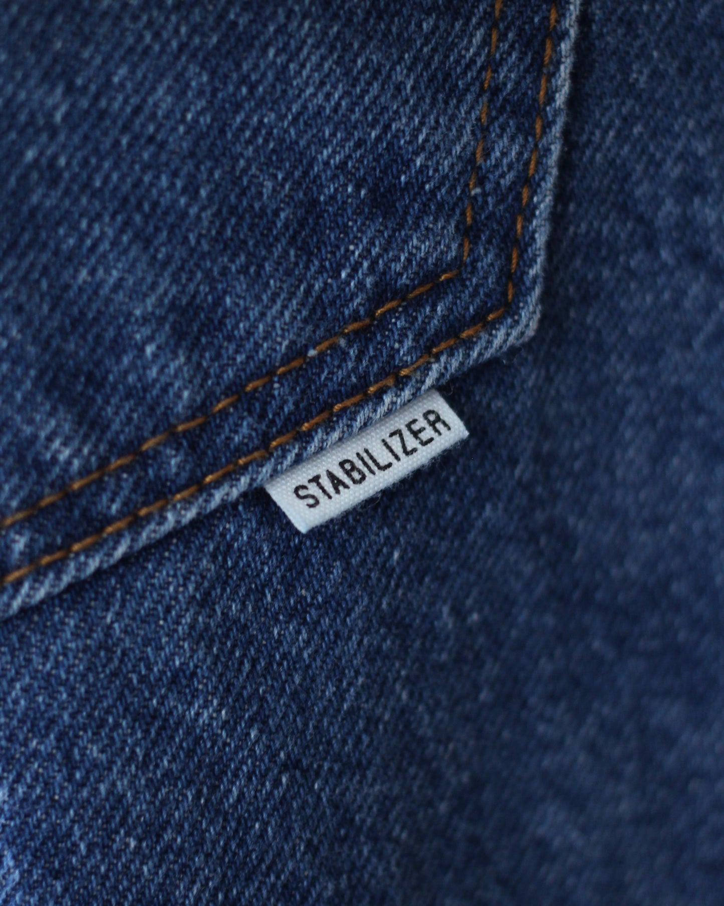 STABILIZER GNZ/lot.0-38(Washed waist overall) "indigo"