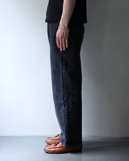 STABILIZER GNZ/lot.0-38(Washed waist overall) "black"