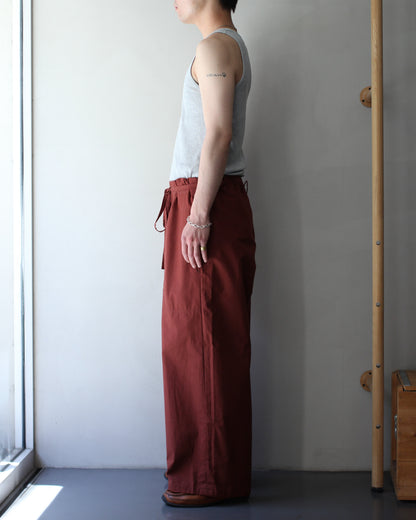 TUKI / 0198 sleeping pants "maroon"