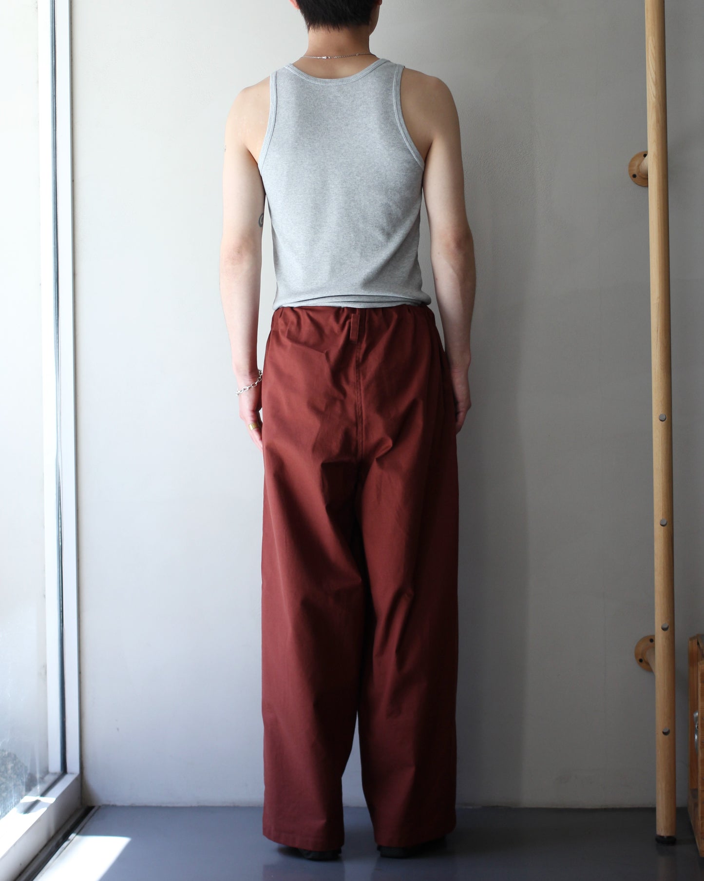 TUKI / 0198 sleeping pants "maroon"