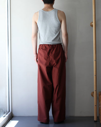 TUKI / 0198 sleeping pants "maroon"