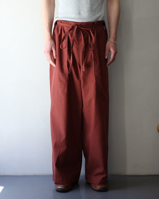 TUKI / 0198 sleeping pants "maroon"