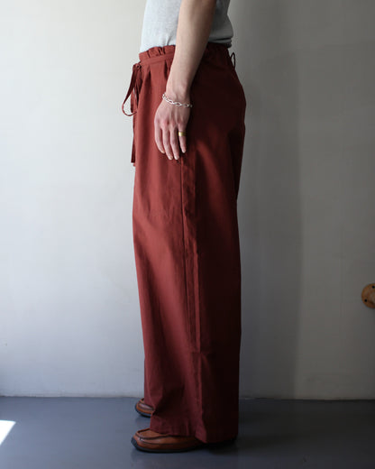 TUKI / 0198 sleeping pants "maroon"