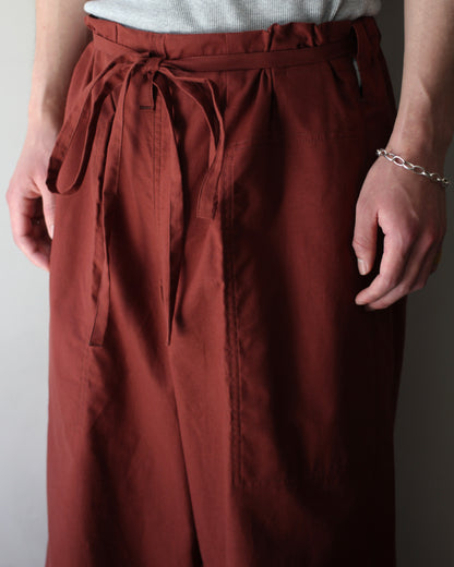 TUKI / 0198 sleeping pants "maroon"