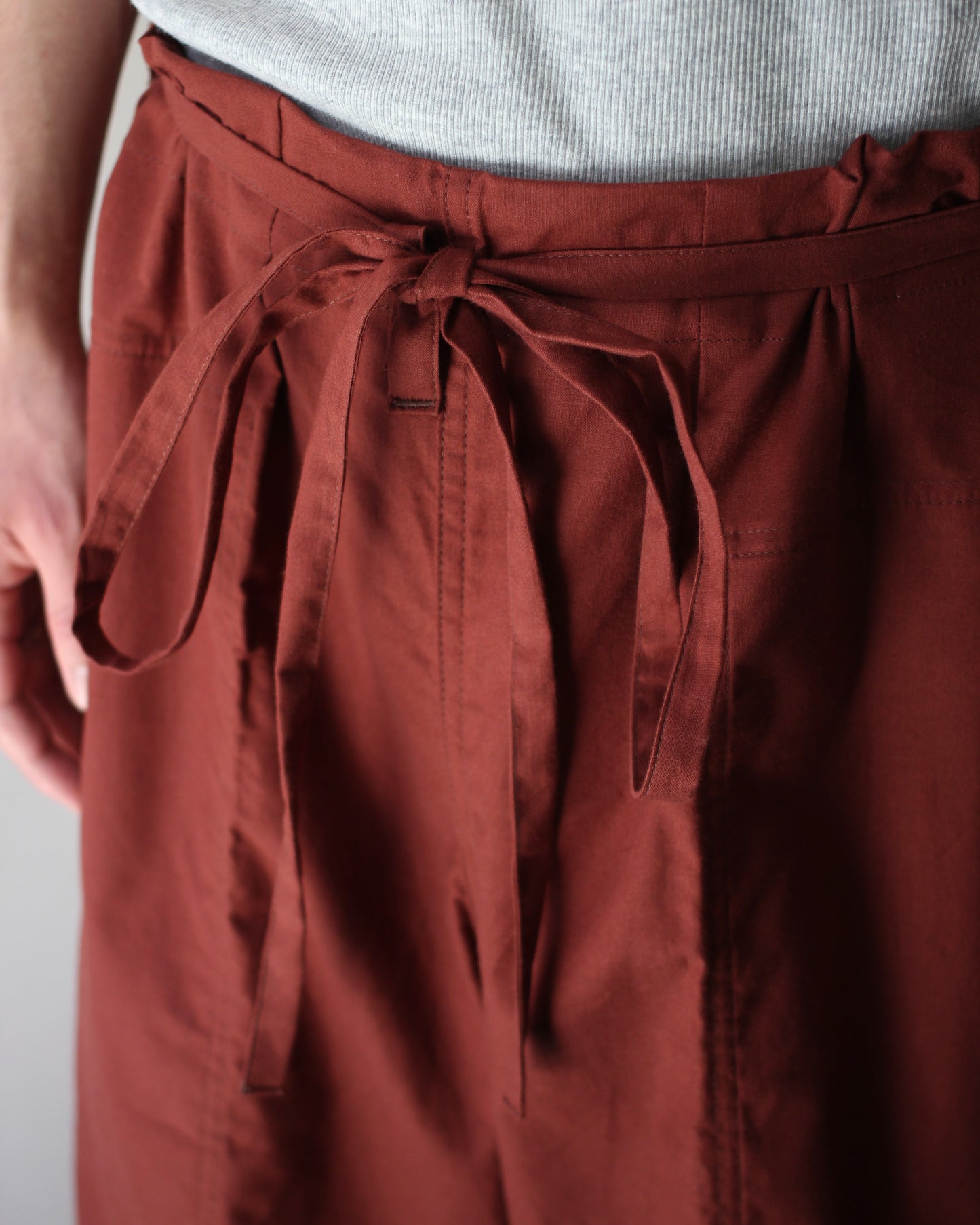 TUKI / 0198 sleeping pants "maroon"