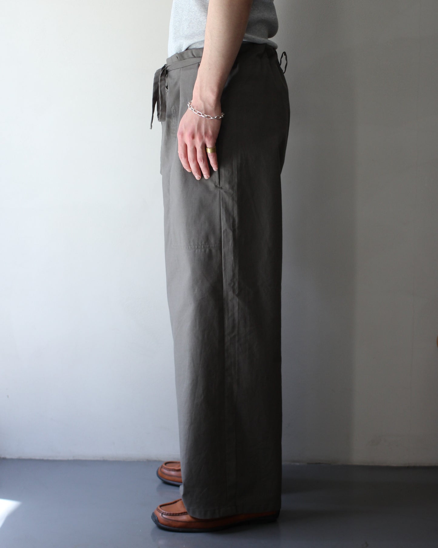 TUKI / 0198 sleeping pants "sage green"