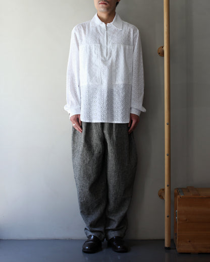 An Irrational Element/Vintage Shirts "White Embroidery"