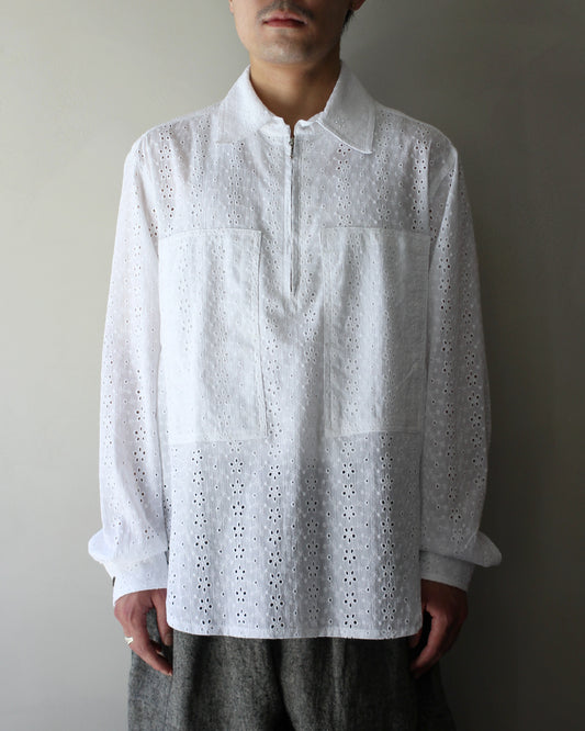 An Irrational Element/Vintage Shirts "White Embroidery"