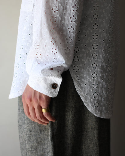 An Irrational Element/Vintage Shirts "White Embroidery"
