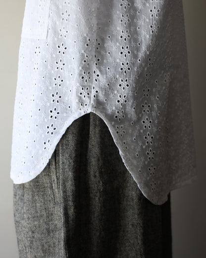 An Irrational Element/Vintage Shirts "White Embroidery"