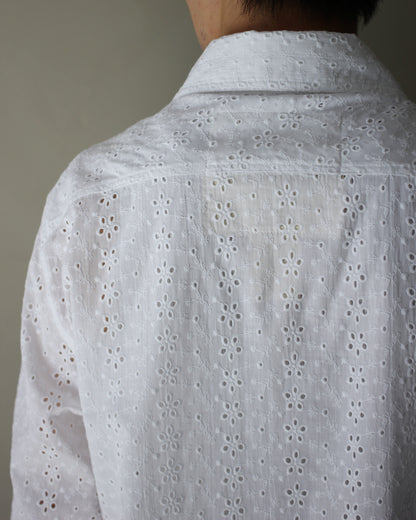 An Irrational Element/Vintage Shirts "White Embroidery"