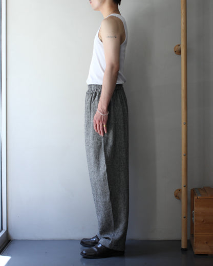 An Irrational Element/Wide Trouser "Black & Natural"