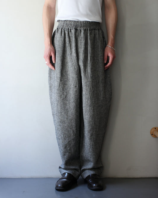An Irrational Element/Wide Trouser "Black & Natural"