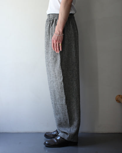 An Irrational Element/Wide Trouser "Black & Natural"