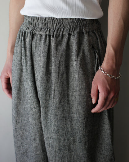 An Irrational Element/Wide Trouser "Black & Natural"