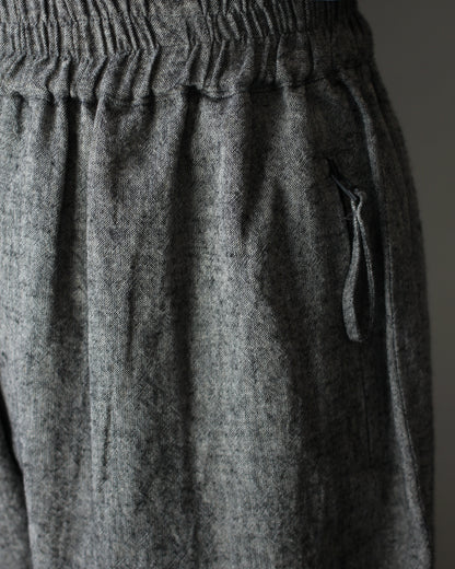 An Irrational Element/Wide Trouser "Black & Natural"