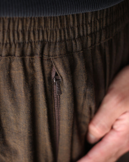 An Irrational Element/Wide Trouser "Brown Melange"