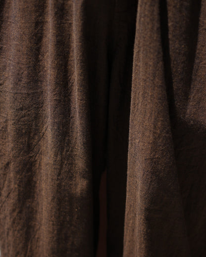An Irrational Element/Wide Trouser "Brown Melange"