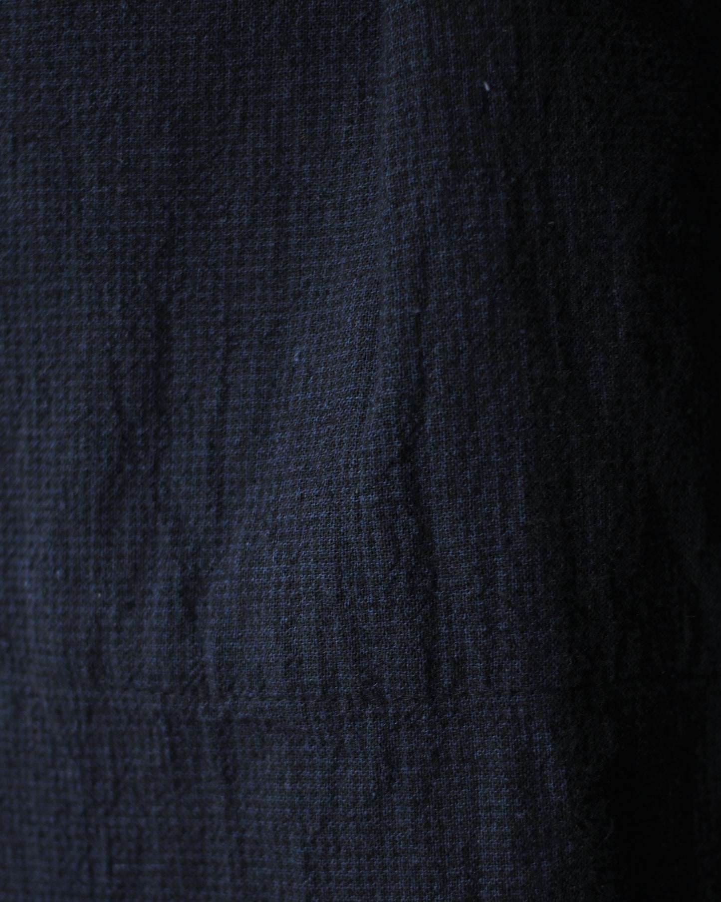 SOWBOW(蒼氓)/EZ PANTS (WIDE) LI/C HOUNDSTOOTH "BLACK×NAVY"