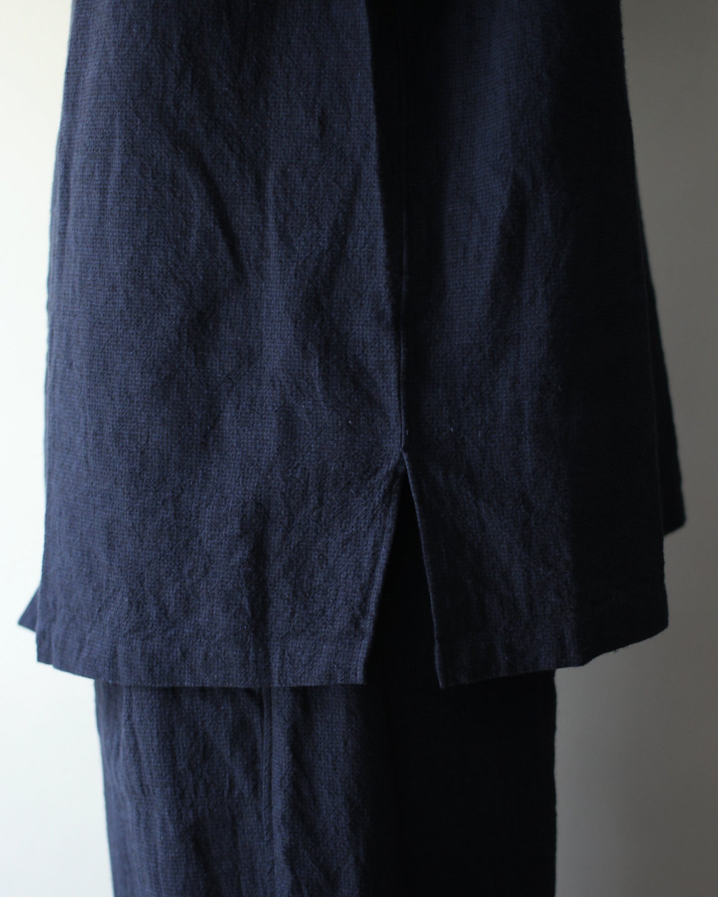 exclusive / SOWBOW(蒼氓)/(A) ONE PIECE COLLAR S/S "LI/C HOUNDSTOOTH" "BLACK×NAVY"