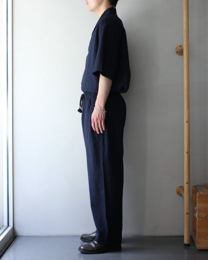 exclusive / SOWBOW(蒼氓)/(A) ONE PIECE COLLAR S/S "LI/C HOUNDSTOOTH" "BLACK×NAVY"