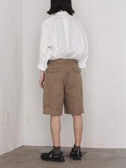 ulterior / WASHED SUVIN TWILL 52 SHORTS