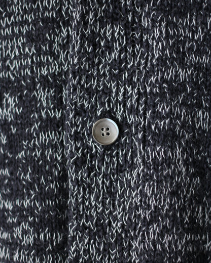 Yonetomi / GIMA SLUB MOKU KNIT S/T "NAVYxWHITE"