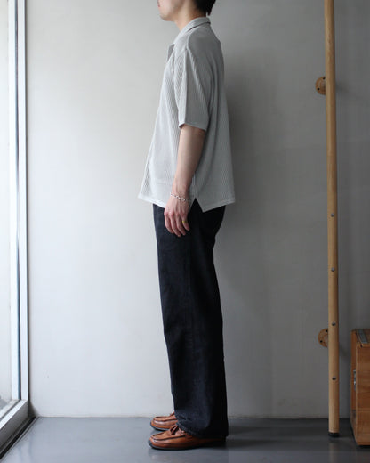 Yonetomi / COTTON SUKASHI KNIT SHIRT