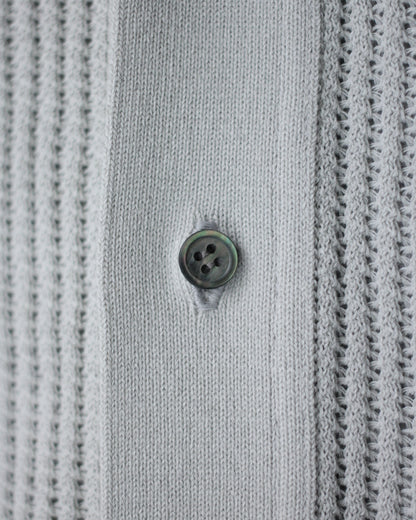 Yonetomi / COTTON SUKASHI KNIT SHIRT