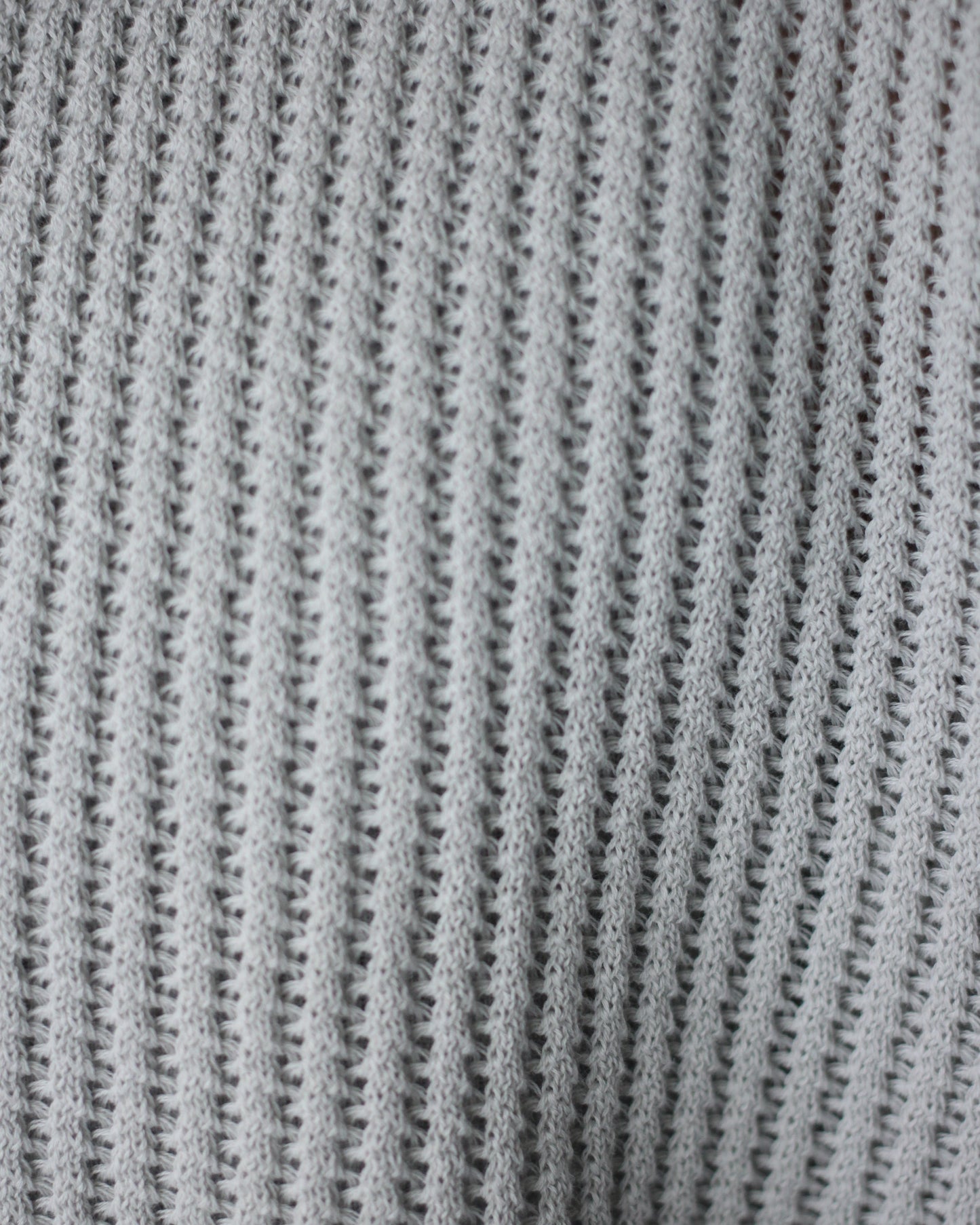 Yonetomi / COTTON SUKASHI KNIT SHIRT