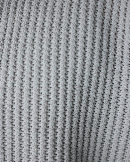 Yonetomi / COTTON SUKASHI KNIT SHIRT