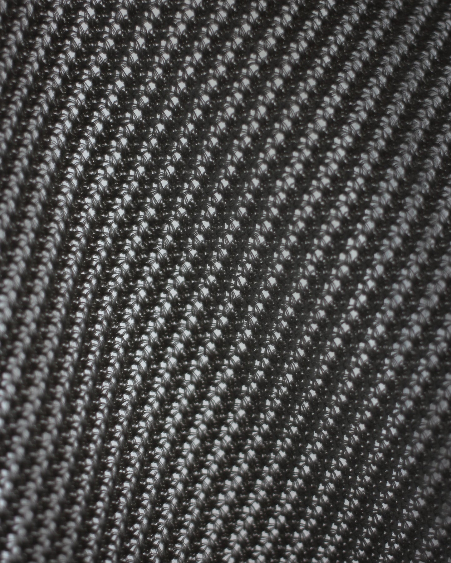 Yonetomi / COTTON SUKASHI KNIT SHIRT
