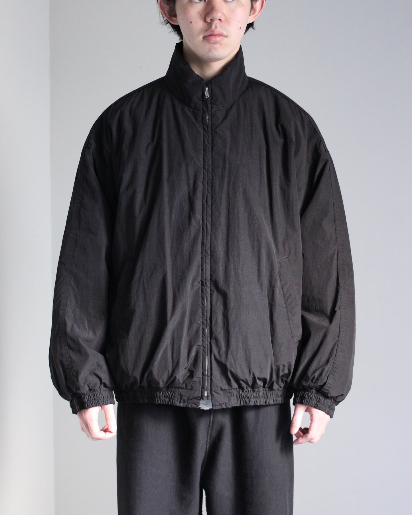 ssstein/Windproof Nylon Padded Jacket "BLACK"