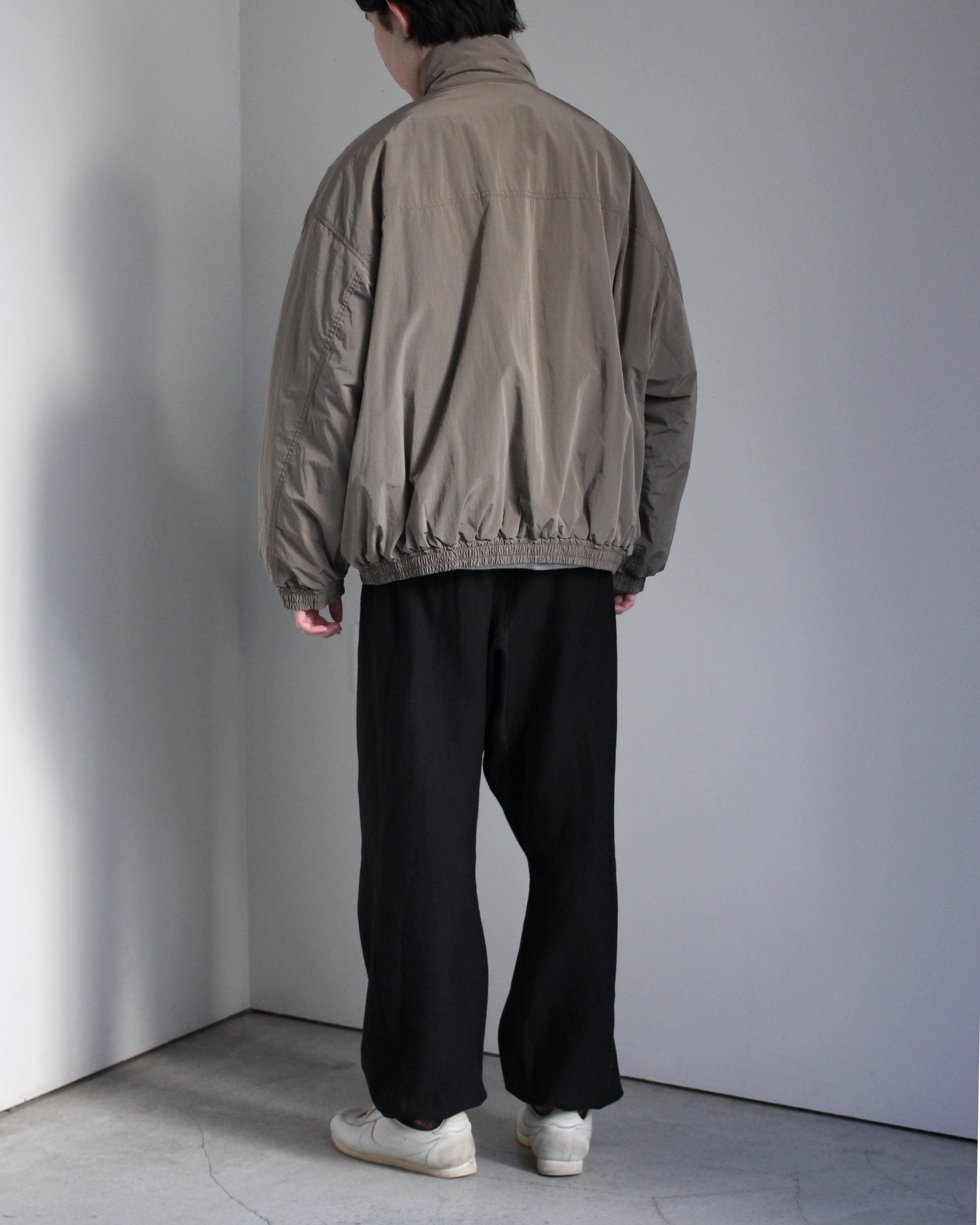 ssstein / シュタイン】WINDPROOF NYLON PADDED JACKET - BLACK