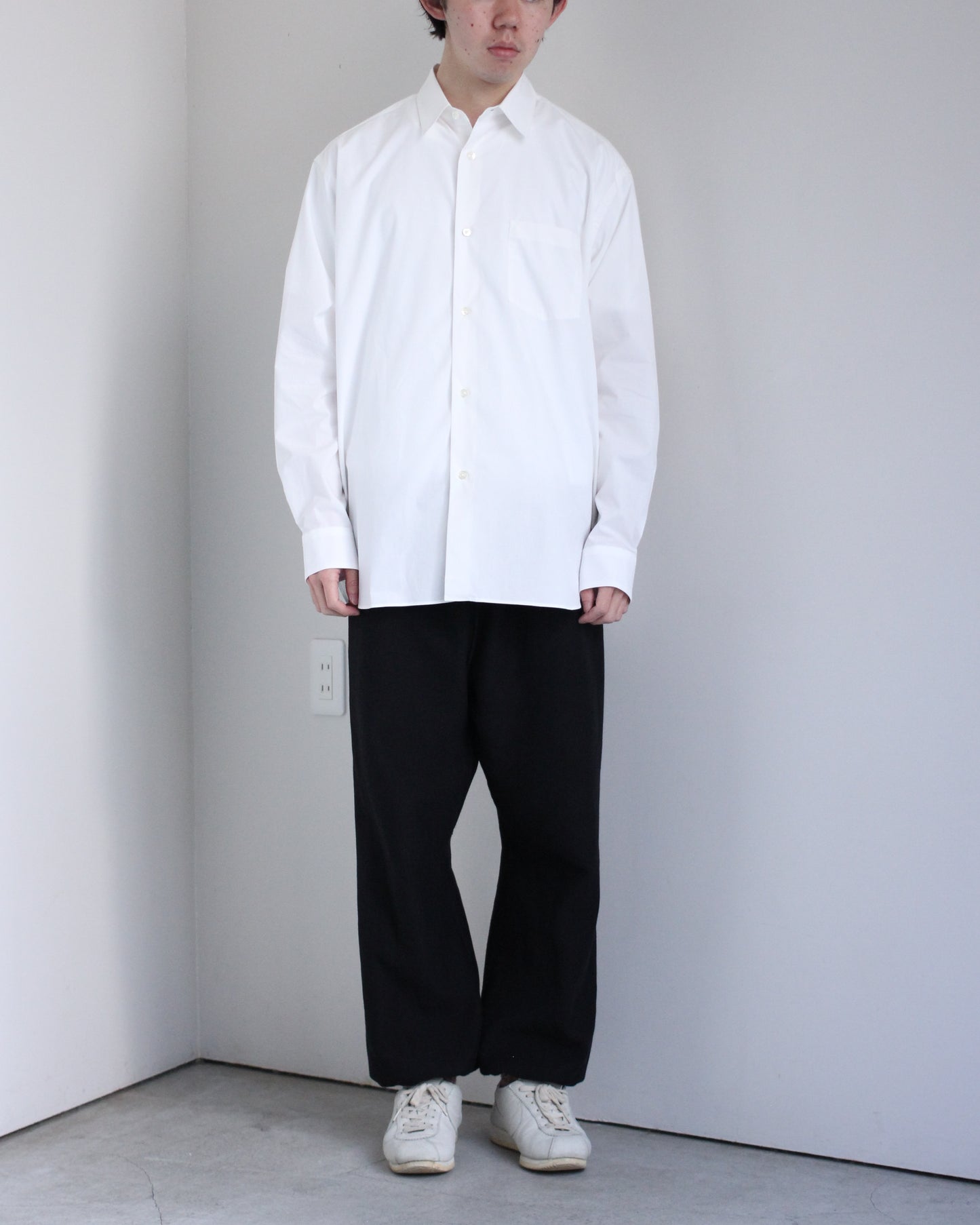 ssstein/Oversized Regular Collar Shirts"OFF"