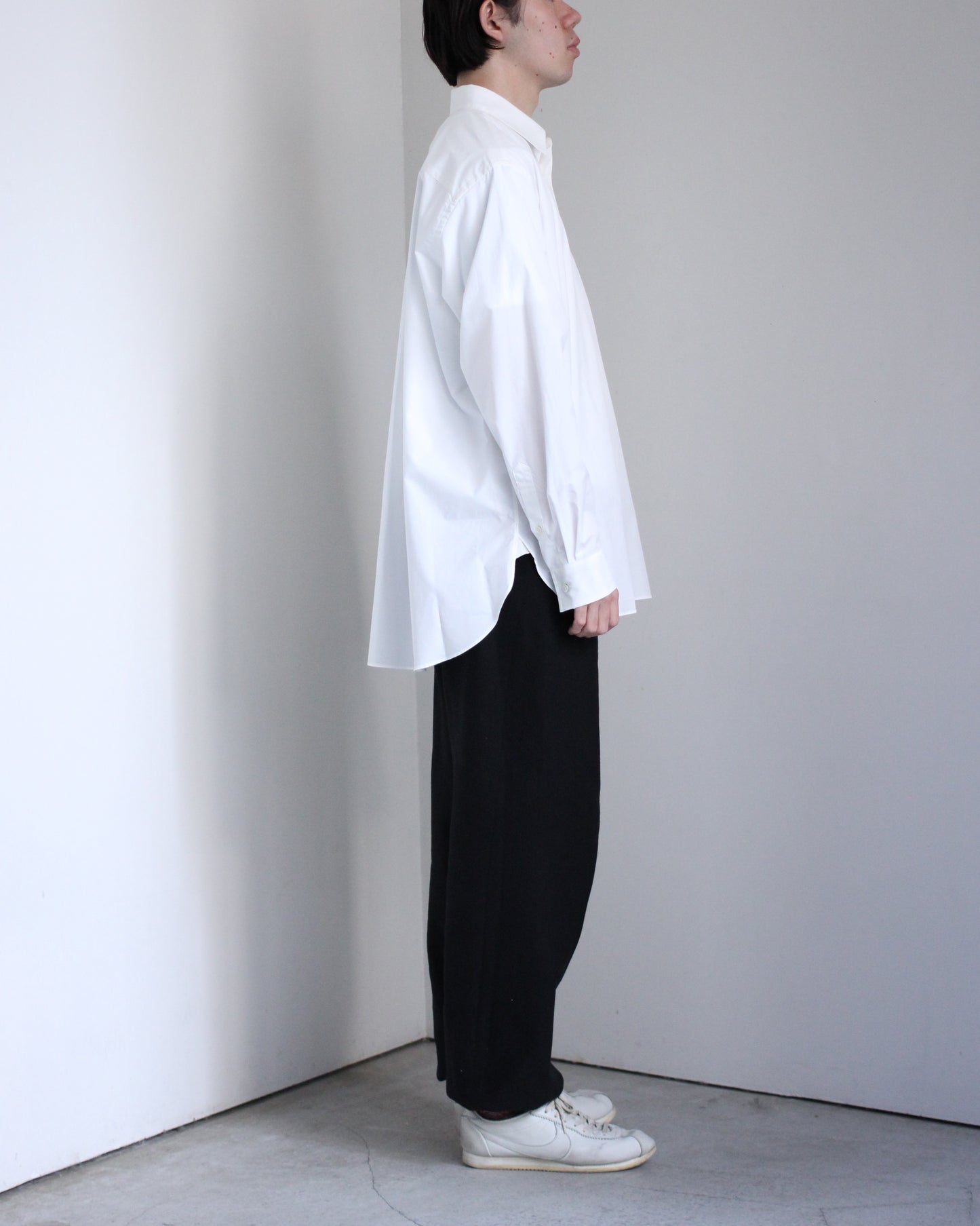 ssstein/Oversized Regular Collar Shirts"OFF"