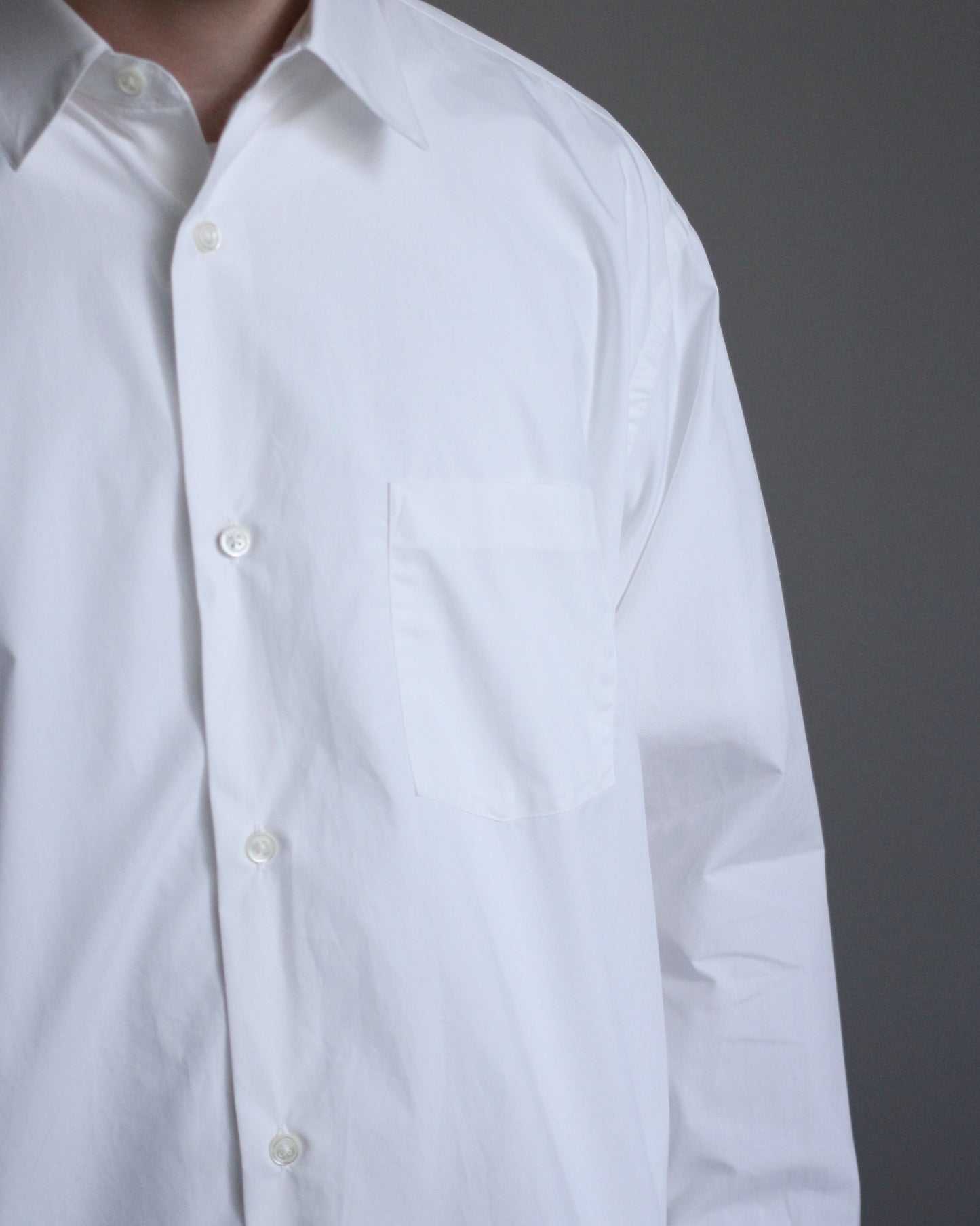 ssstein/Oversized Regular Collar Shirts"OFF"