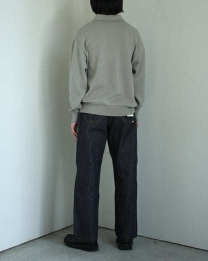 ssstein/Cotton Cashmere Knit Skipper LS"TAUPE"