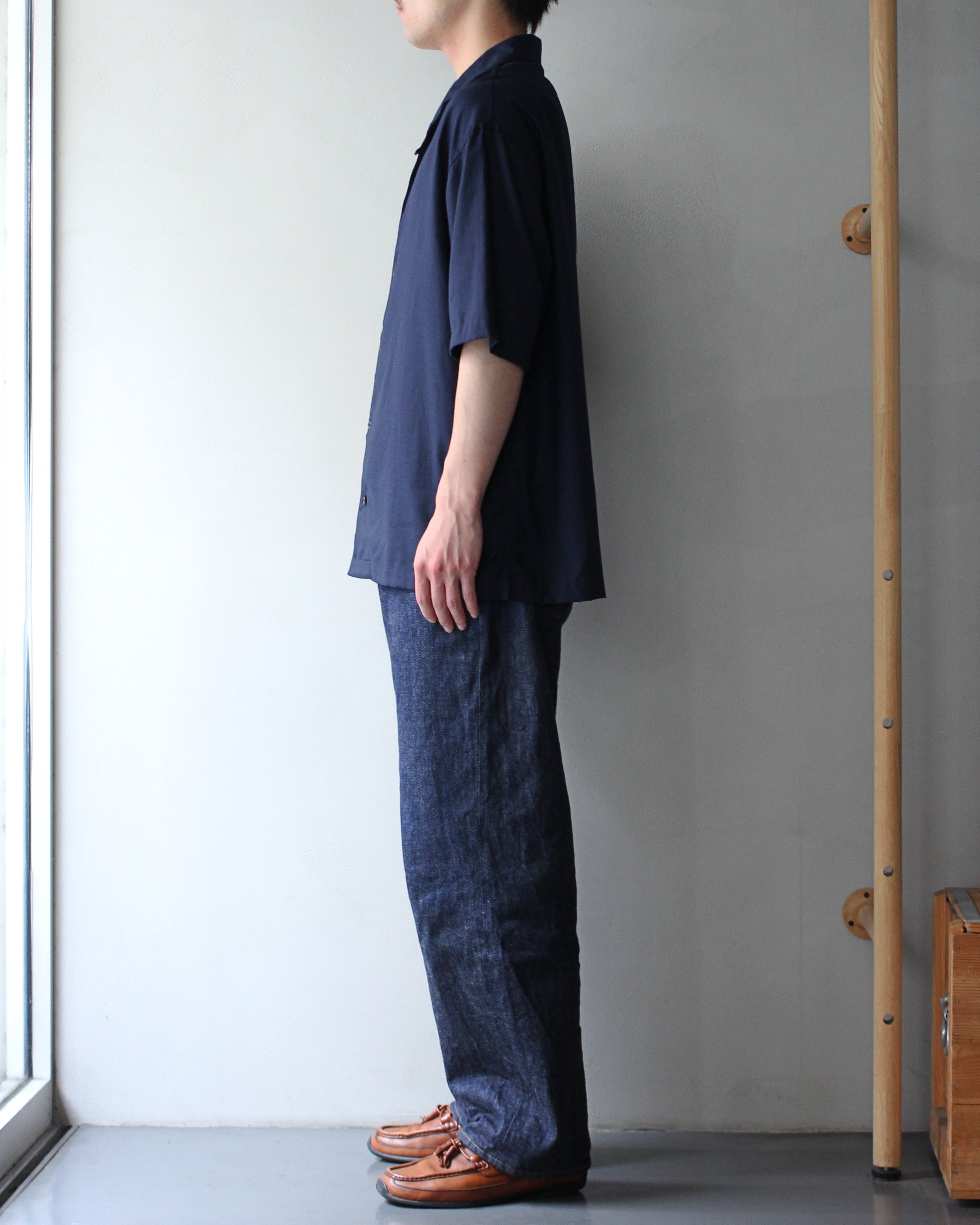 トップス ULTERIOR SILKYSOFTTWILLSHARKCOLLARSHIRT ULTERIOR/SILKY SOFT TWILL SHARK COLLAR SHIRT 