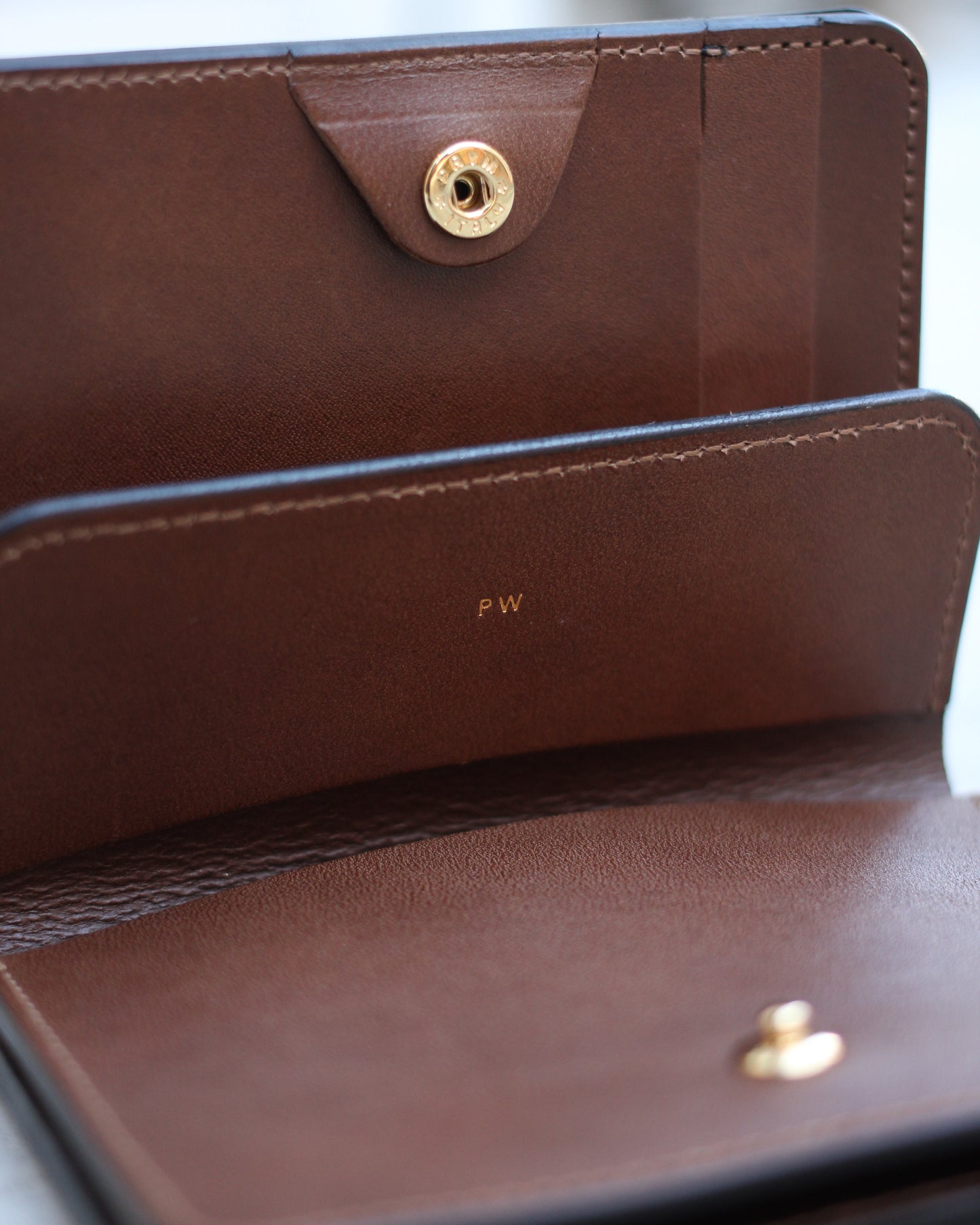 forme/Post wallet "cordovan - black"