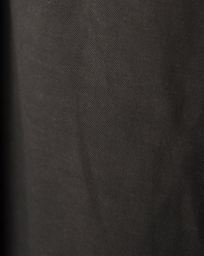ssstein/VIS/LI/RA TWILL WIDE EASY SHORT TROUSERS "KHAKI BROWN"