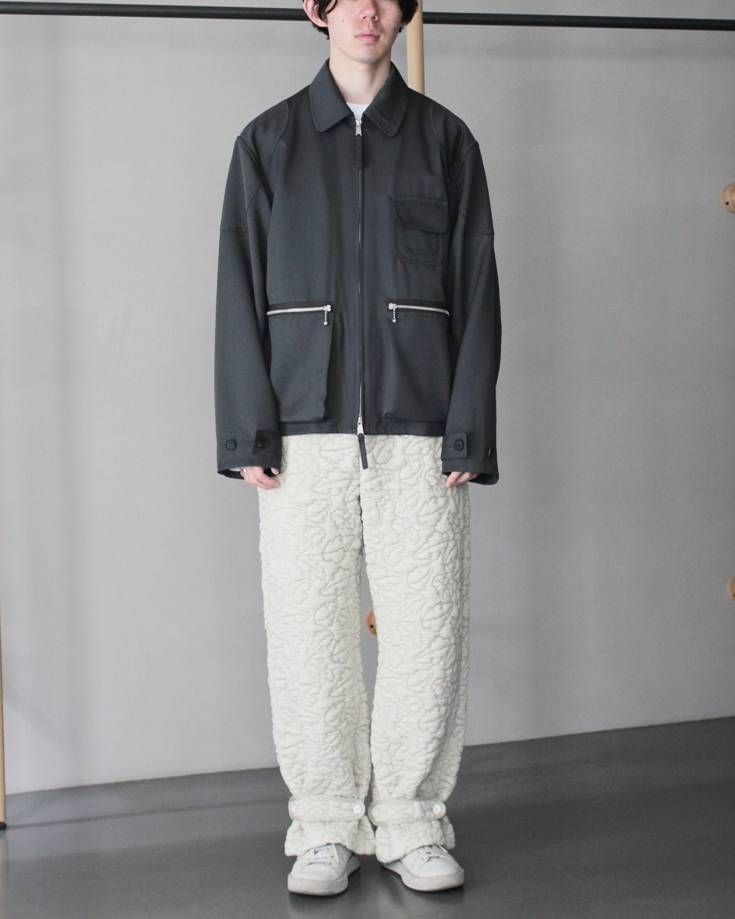 MATSUFUJI / Wool Cargo Pocket Work Jacket