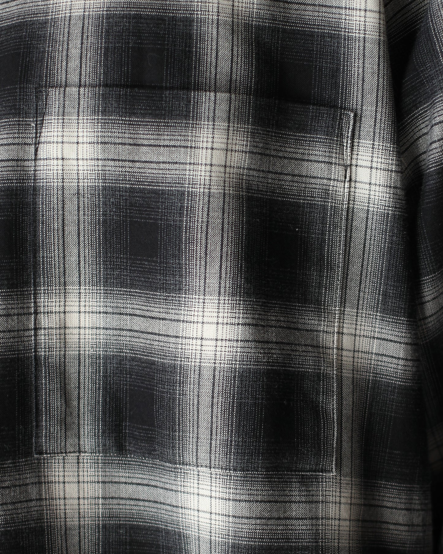 ssstein/COTTON VISCOSE OVERSIZED LS SHIRT "BLACK OMBRE"