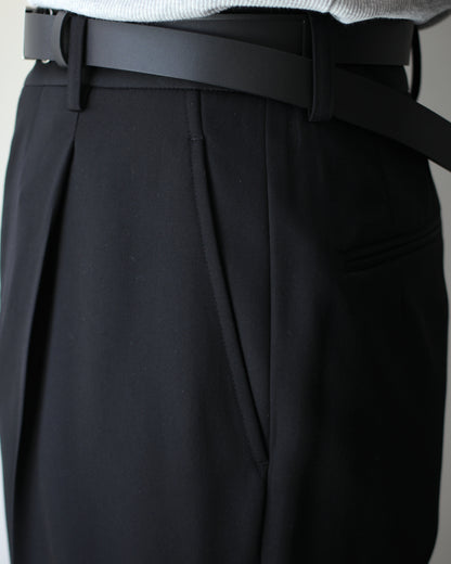 ssstein/STRAIGHT TROUSERS "BLACK"