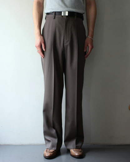 ssstein/STRAIGHT TROUSERS "KHAKI BEIGE"