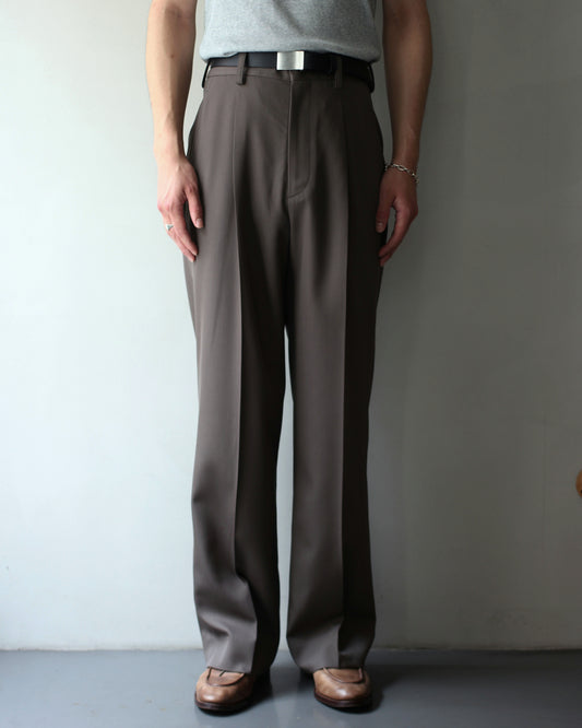 ssstein/STRAIGHT TROUSERS "KHAKI BEIGE"